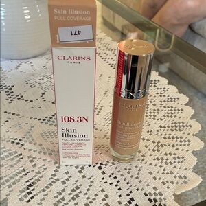 Clarins Skin Illusion Full Coverage Foundation - 108.3N Organza (light beige)
